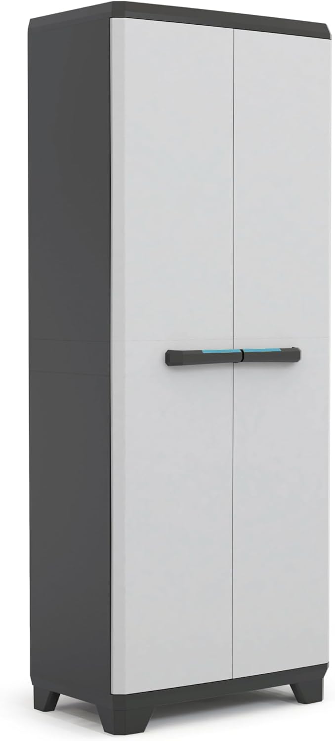 Découvrez l'Armoire Haute Kis 9724000 : Élégance et Praticité en Plastique!