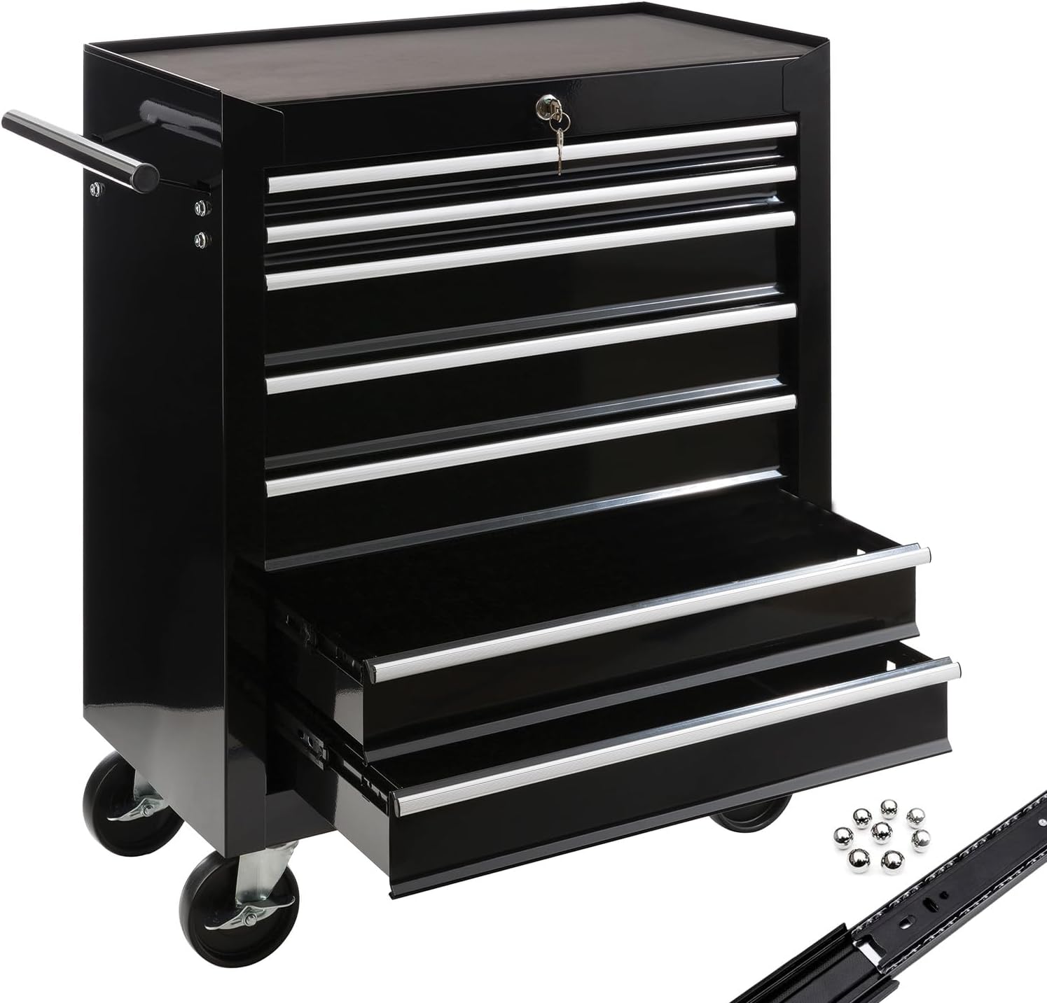 Découvrez le Chariot d'Atelier AREBOS : Outils Organisés et Sécurisés en Toute Simplicité!