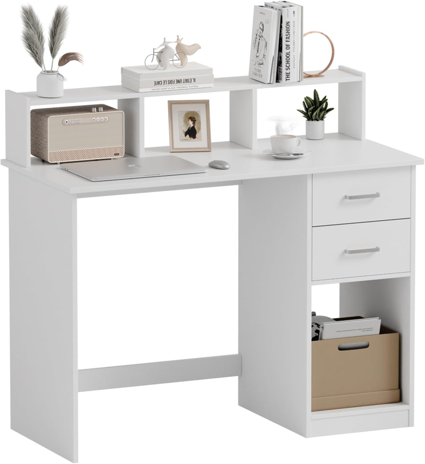 Découvrez le Mondeer Bureau Blanc : Alliez Style et Fonctionnalité dans Votre Espace de Travail!