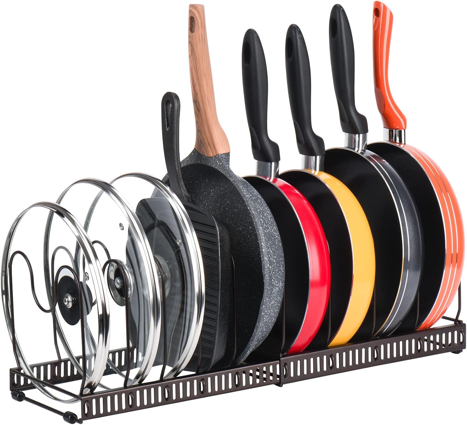 Découvrez le Toplife Range-casseroles Réglables : L'Organiseur de Cuisine Indispensable!