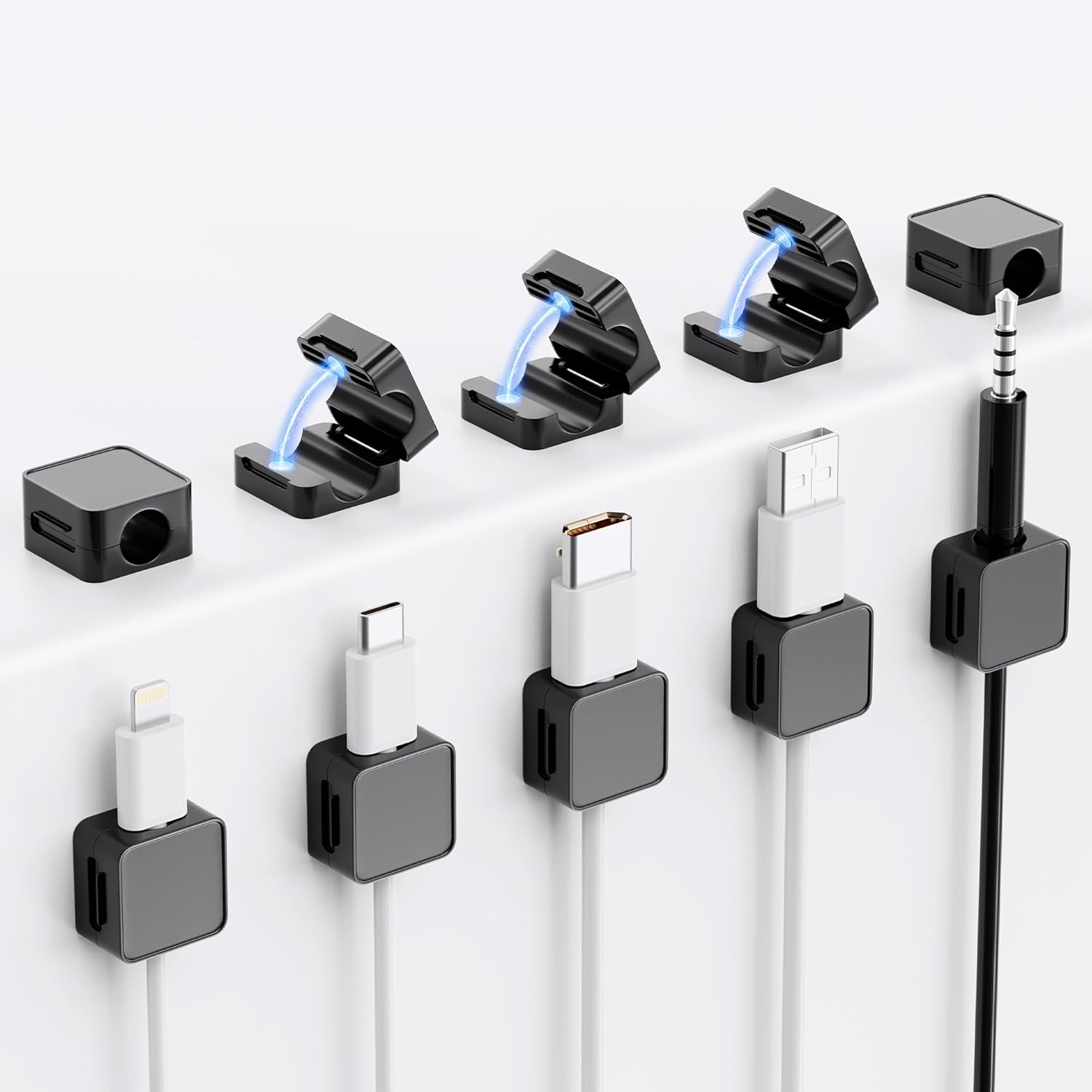 Découvrez les Clips Câble Magiques : L'Organisateur Parfait pour Votre Bureau et Maison!