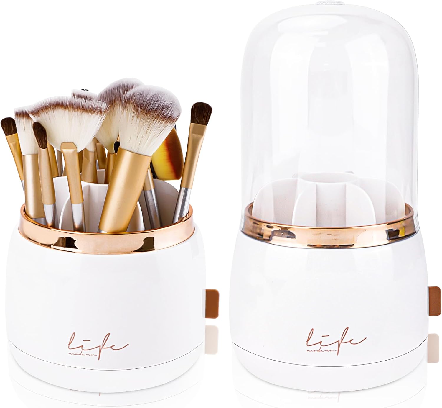DIBALIYI : L'Organisateur de Pinceaux Rotatif Indispensable pour Votre Beauté!