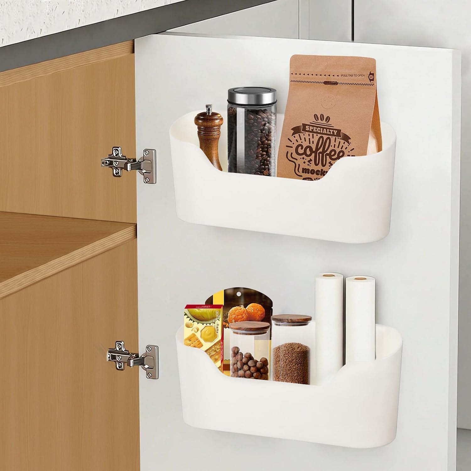Farnirvana : Organisez Votre Cuisine avec Élégance grâce aux Boîtes de Rangement Adhésives !