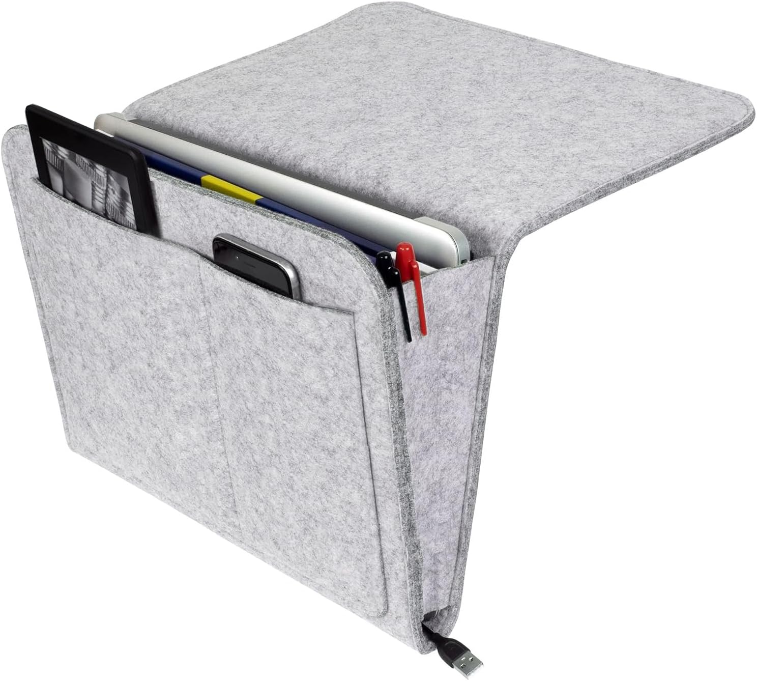 Gagnez de l'Espace avec le BUKYCAT : L'Organisateur de Lit en Feutre Incontournable!