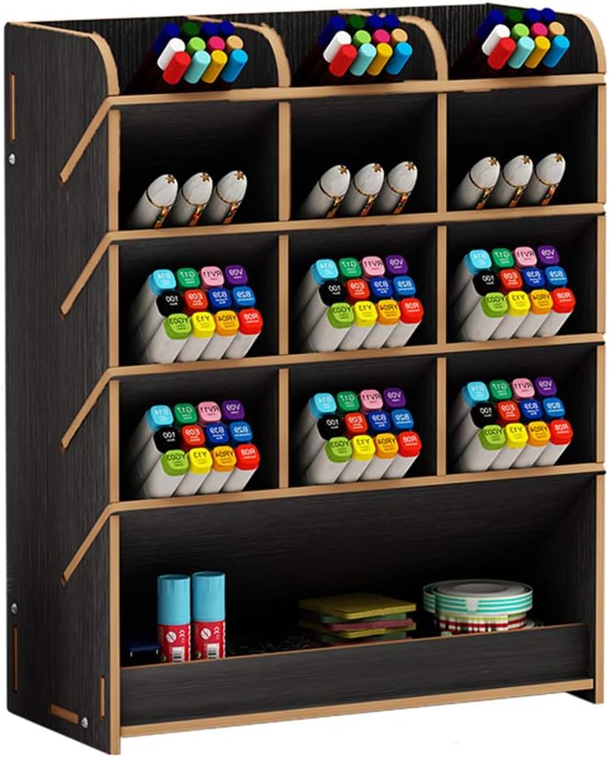 Hggzeg : La Boîte de Rangement en Bois Multifonction Parfaite pour Stylos