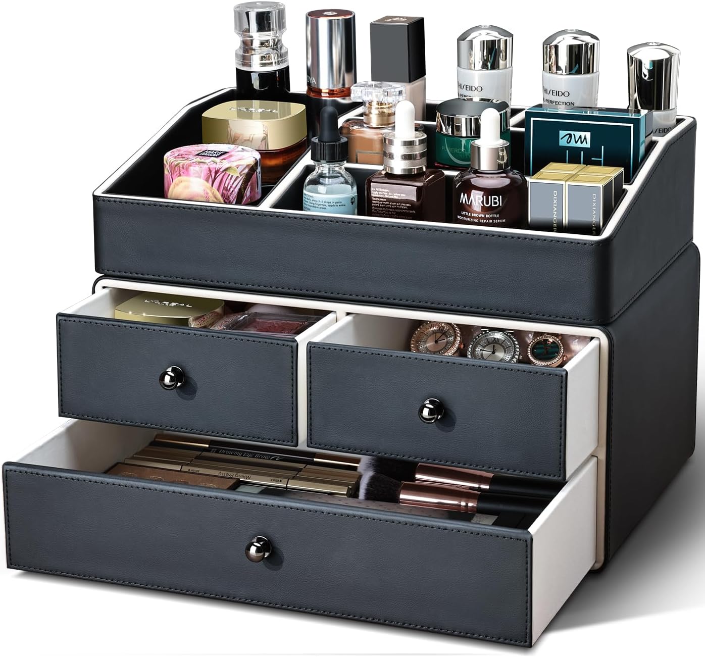 KINGFOM : L'Organisateur de Maquillage Élégant qui Révolutionne Votre Espace!