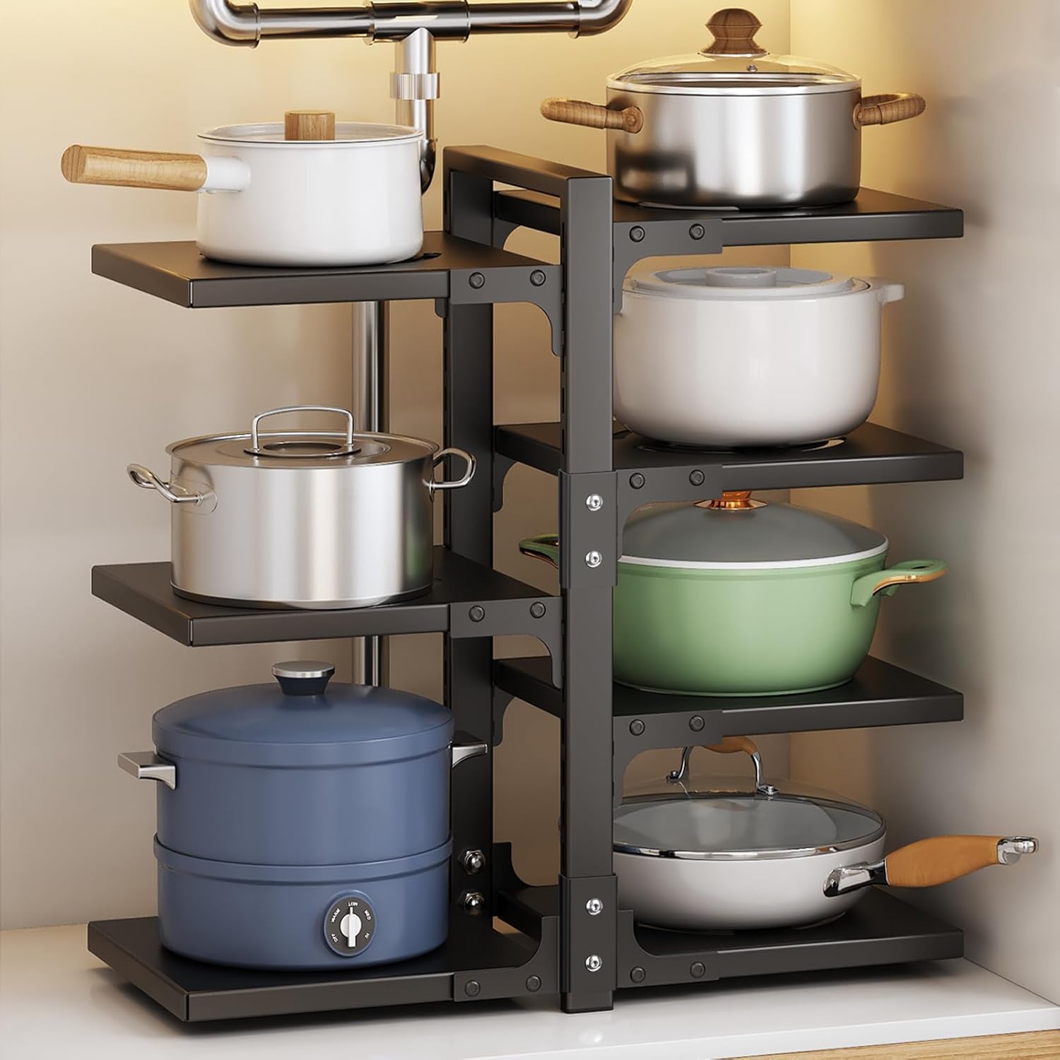 Libérez votre Espace : Avis sur l'Organiseur de Casseroles CASONNIK à 7 Niveaux !