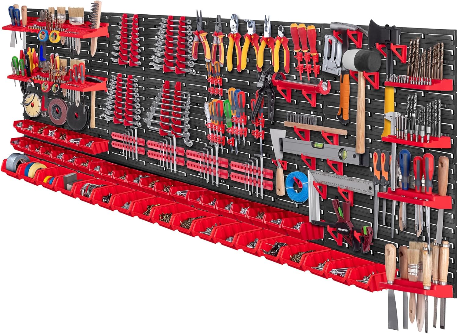 Maximisez votre espace avec la KADAX Grande Étagère Murale : Le stockage intelligent pour votre atelier!