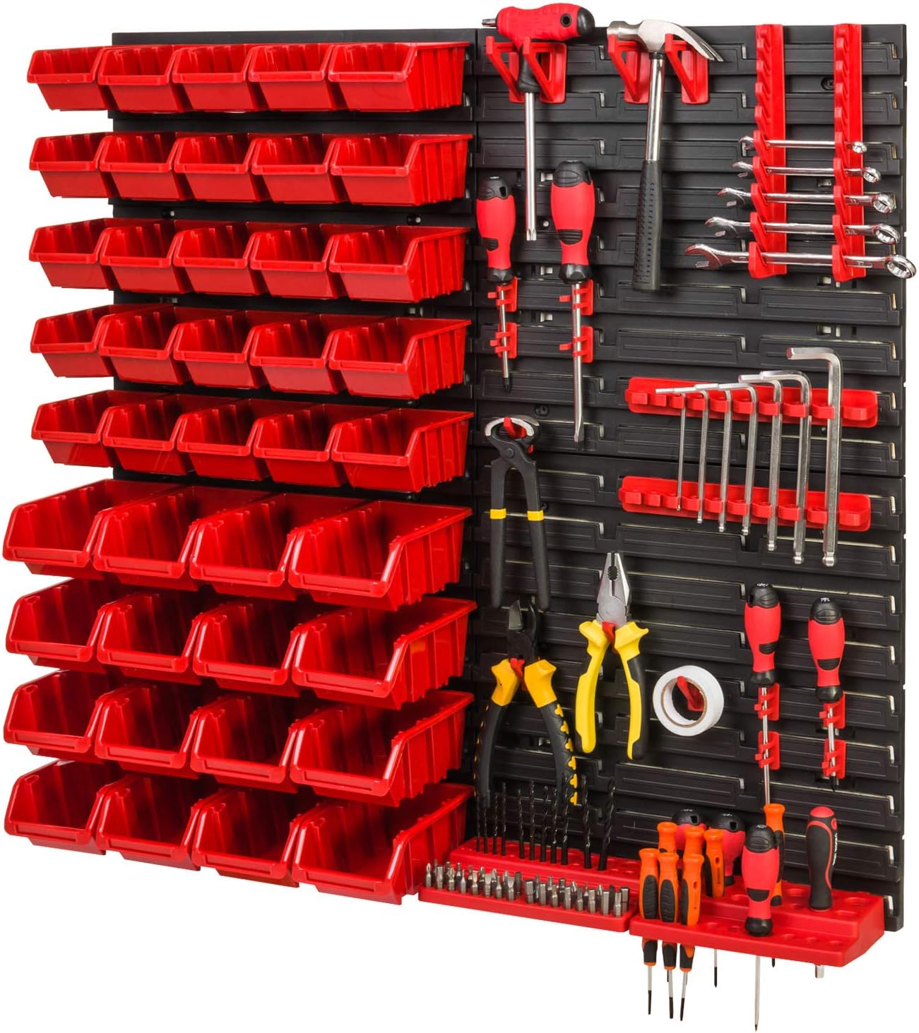 Maximisez votre Espace avec le PAFEN Panneau Mural Porte-Outils : L'Organisateur Idéal pour Votre Atelier!