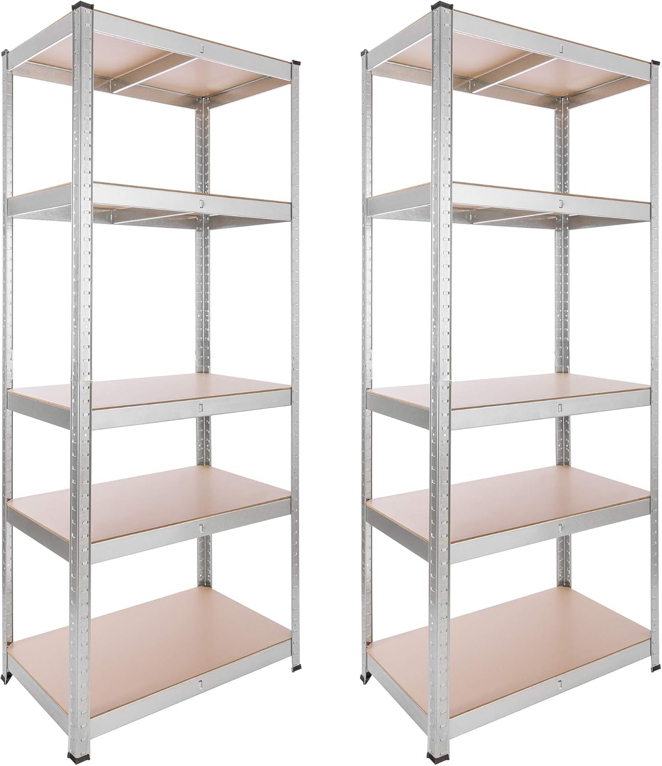 Maximisez Votre Espace avec l'Étagère AREBOS : Capacité de 875kg pour le Stockage Optimal!