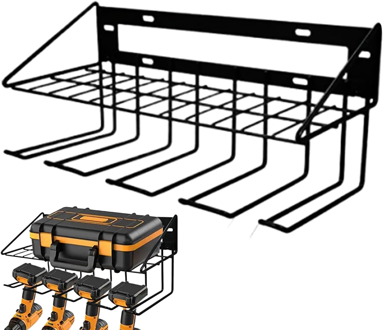 Maximisez Votre Espace avec l'Étagère à Outils Électriques en Métal!