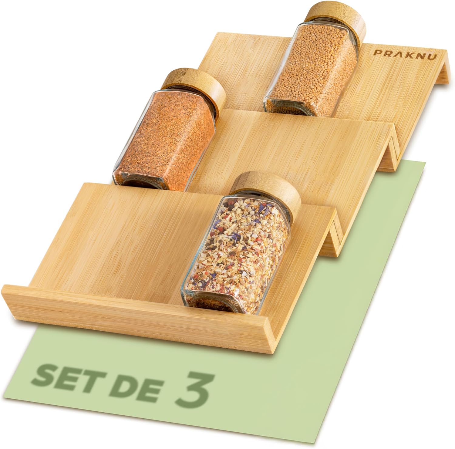 Maximisez Votre Espace : Découvrez l'Étagère à Épices Praknu pour Tiroirs!