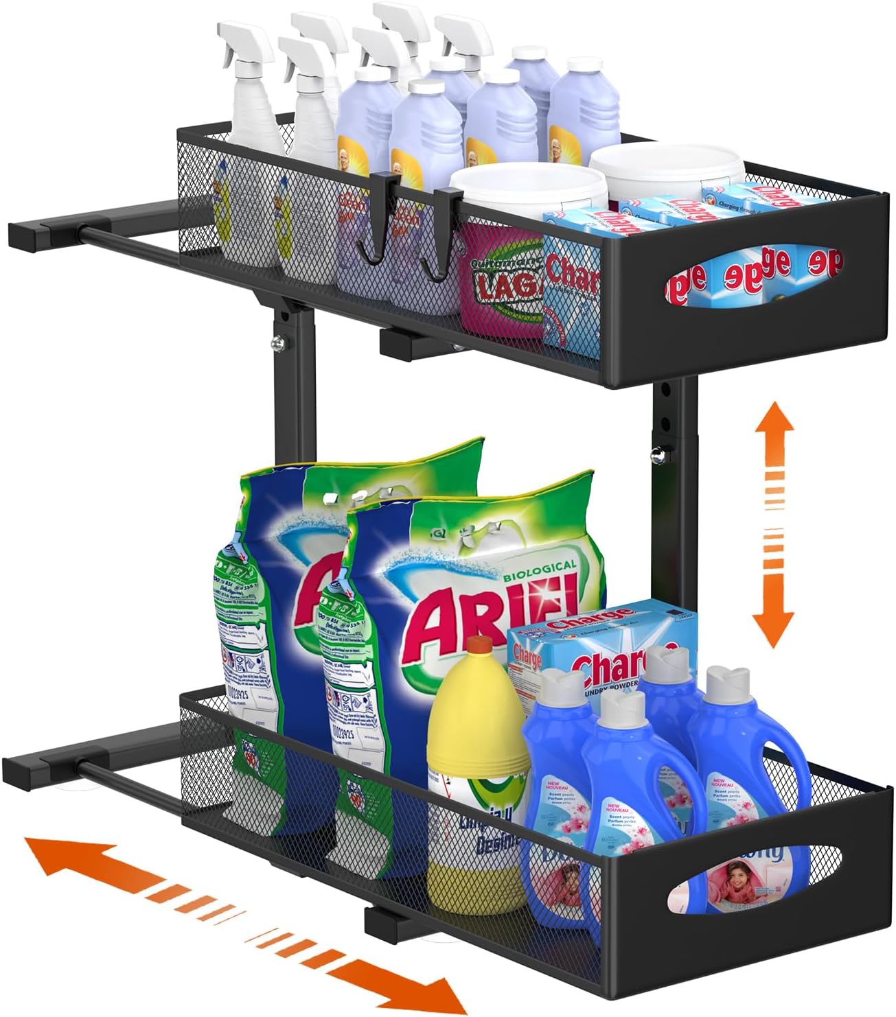 Maximisez Votre Espace : Housolution Rangement Sous Évier en Métal!