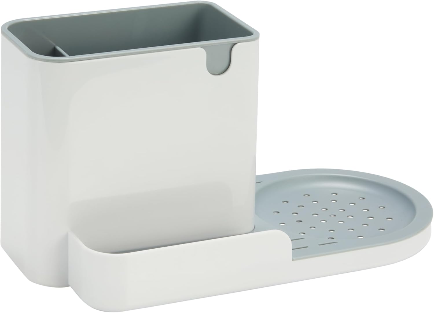 Maximisez votre espace : L’Organiseur/porte-éponge Amazon Basics, Blanc et Pratique!