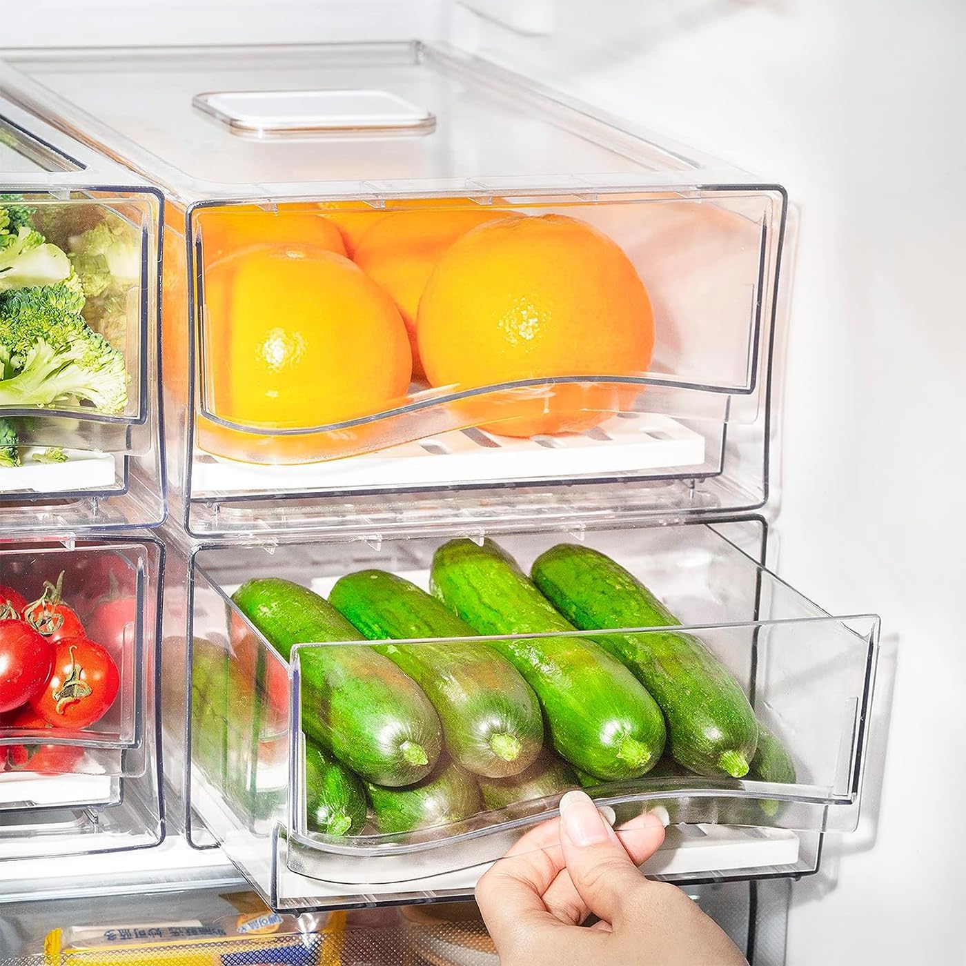 Maximisez Votre Frigo avec AOTOPYU : L'Organisateur Transparent qui Révolutionne le Rangement!