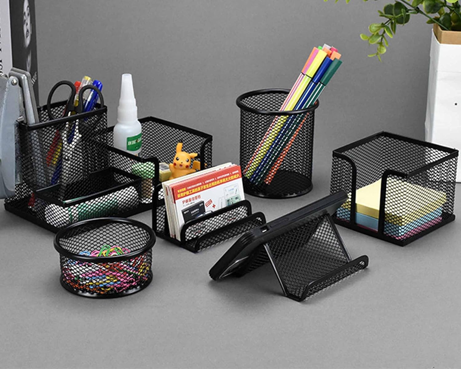 Optez pour l'Ordre avec le WOMGF : Organiseur de Bureau en Métal Élégant et Pratique !