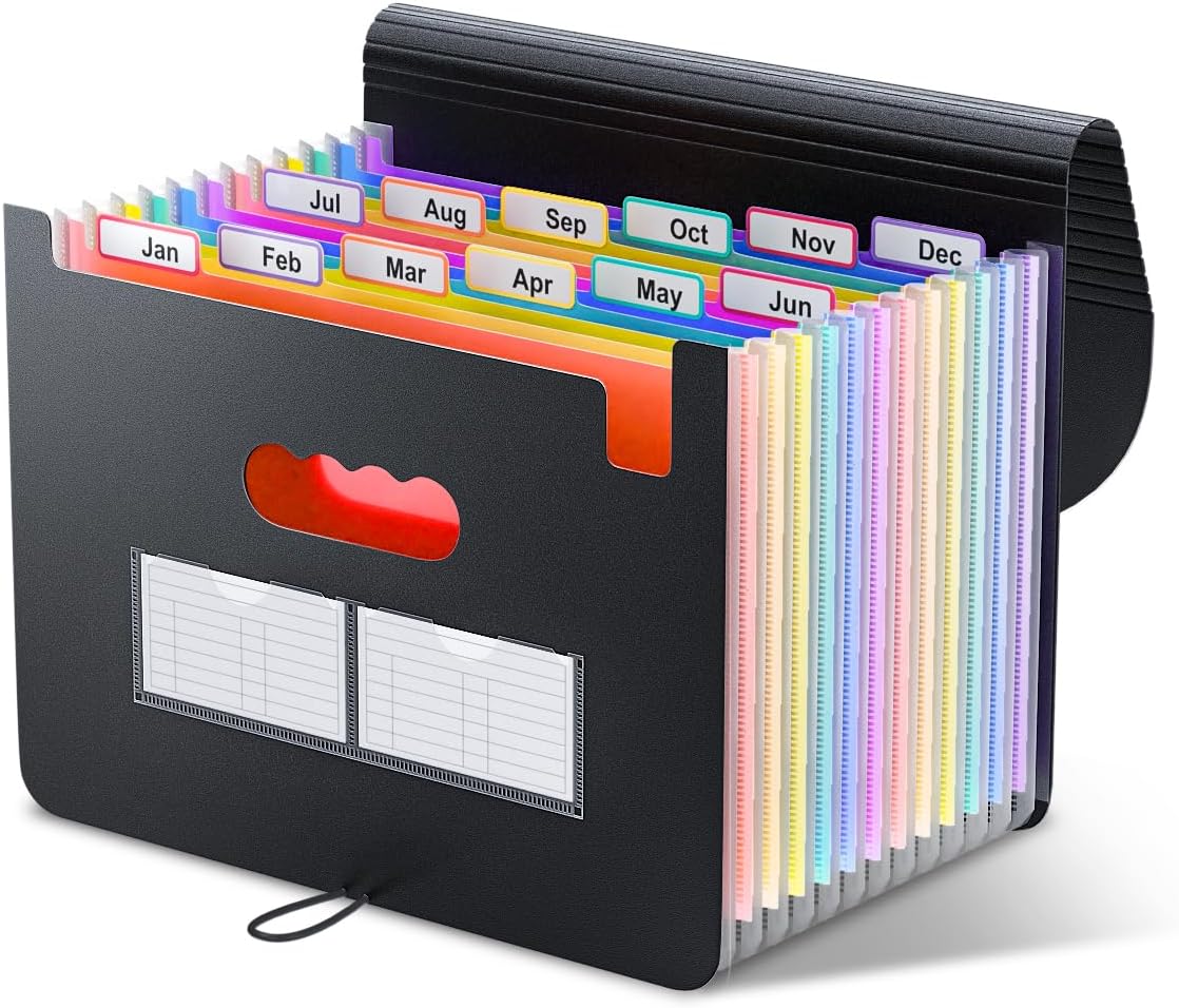 Optimisez Votre Bureau avec le Trieur A4 ThinkTex : 12 Pochettes pour un Rangement Efficace !