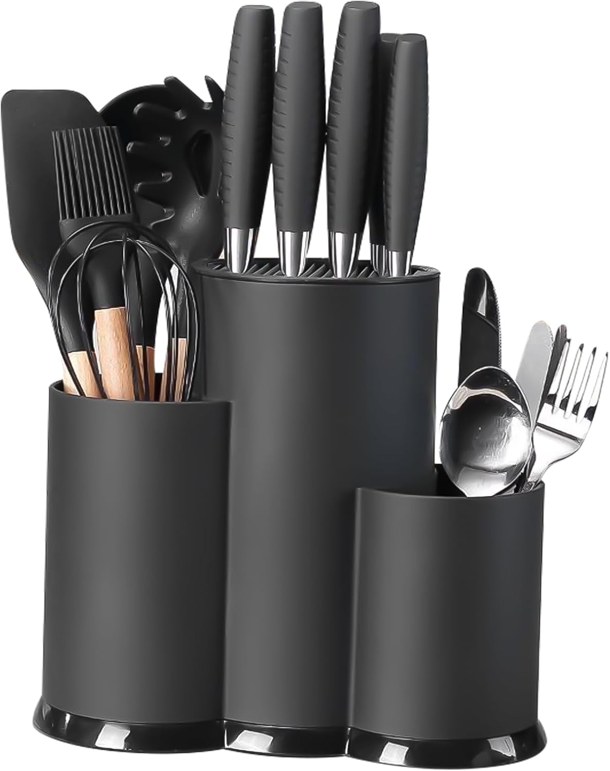 Optimisez votre cuisine avec le 3 en 1 Bloc Couteaux: Pratique, tendu et élégant!