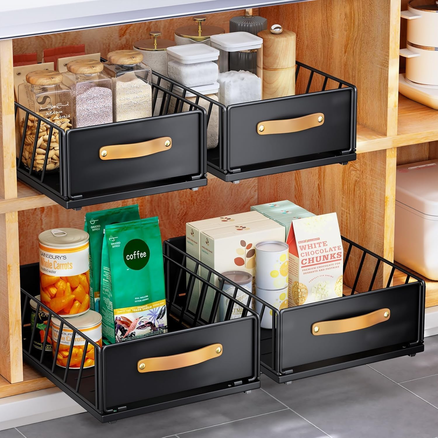 Optimisez Votre Cuisine avec le Kitstorack Tiroir Coulissant : L'Organisateur Idéal !