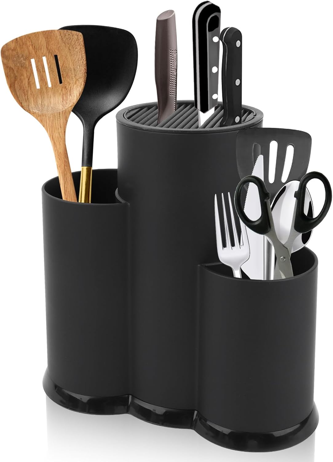 Optimisez votre Cuisine avec le Support 3 en 1 Blocs à Couteaux Universel!