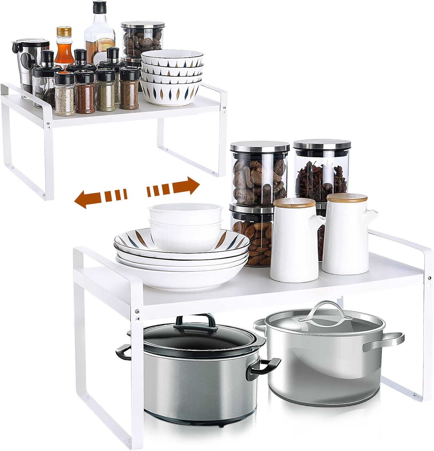 Optimisez Votre Cuisine avec l'Organisateur d'Étagère Extensible FAOKZE!