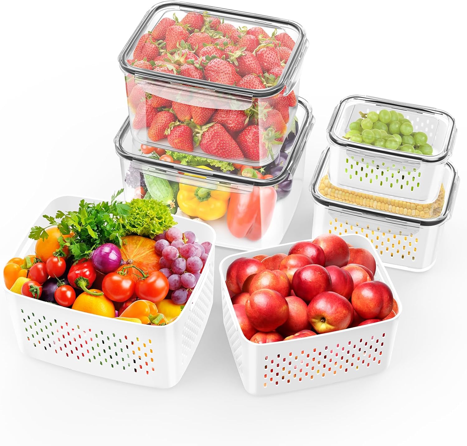 Optimisez Votre Cuisine avec LoyalaEU : 4PCS Boîtes de Conservation Alimentaire Incontournables!