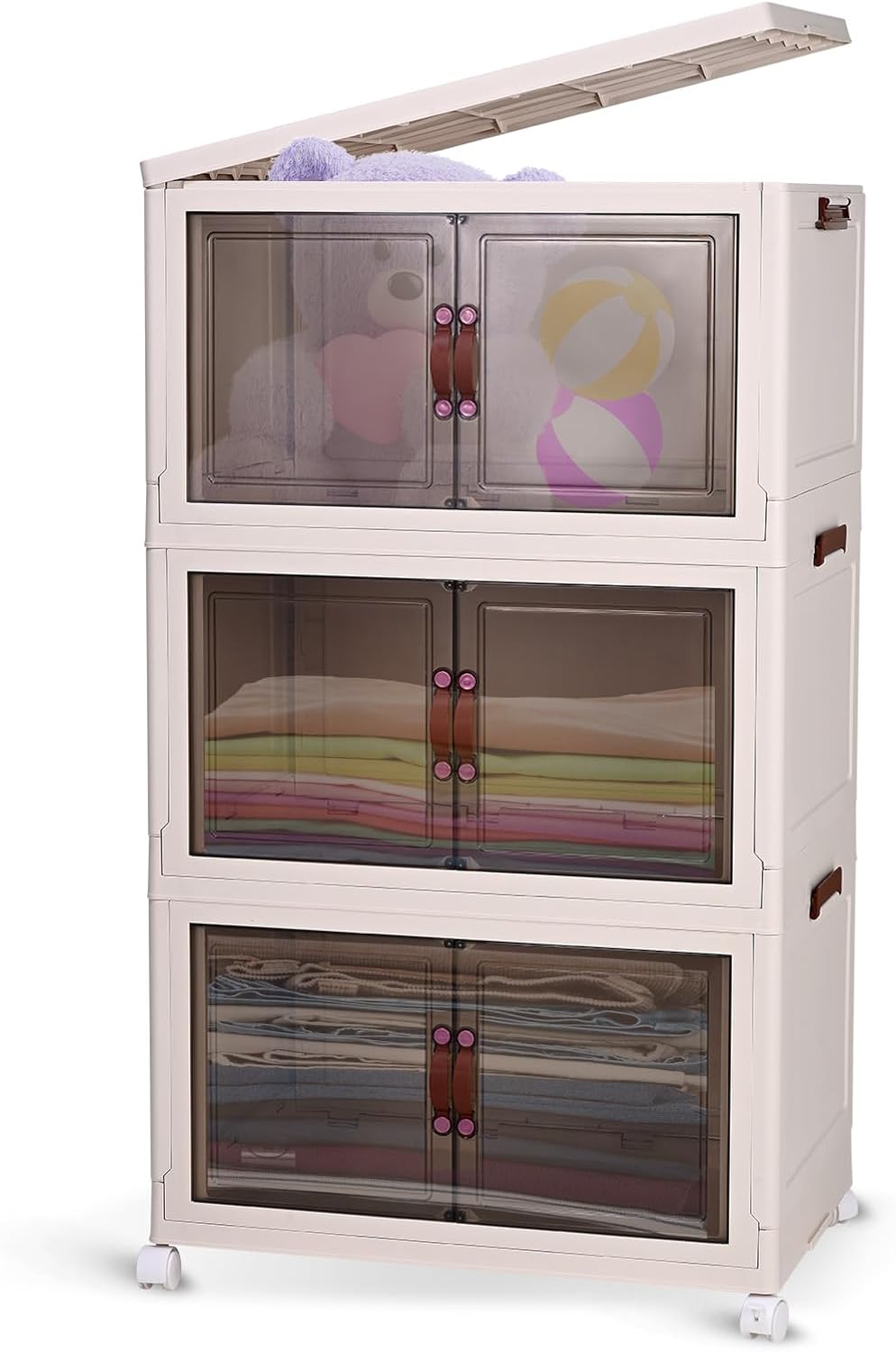 Optimisez votre espace avec la Boîte de Rangement Doovasen 32L : pratique et élégante!