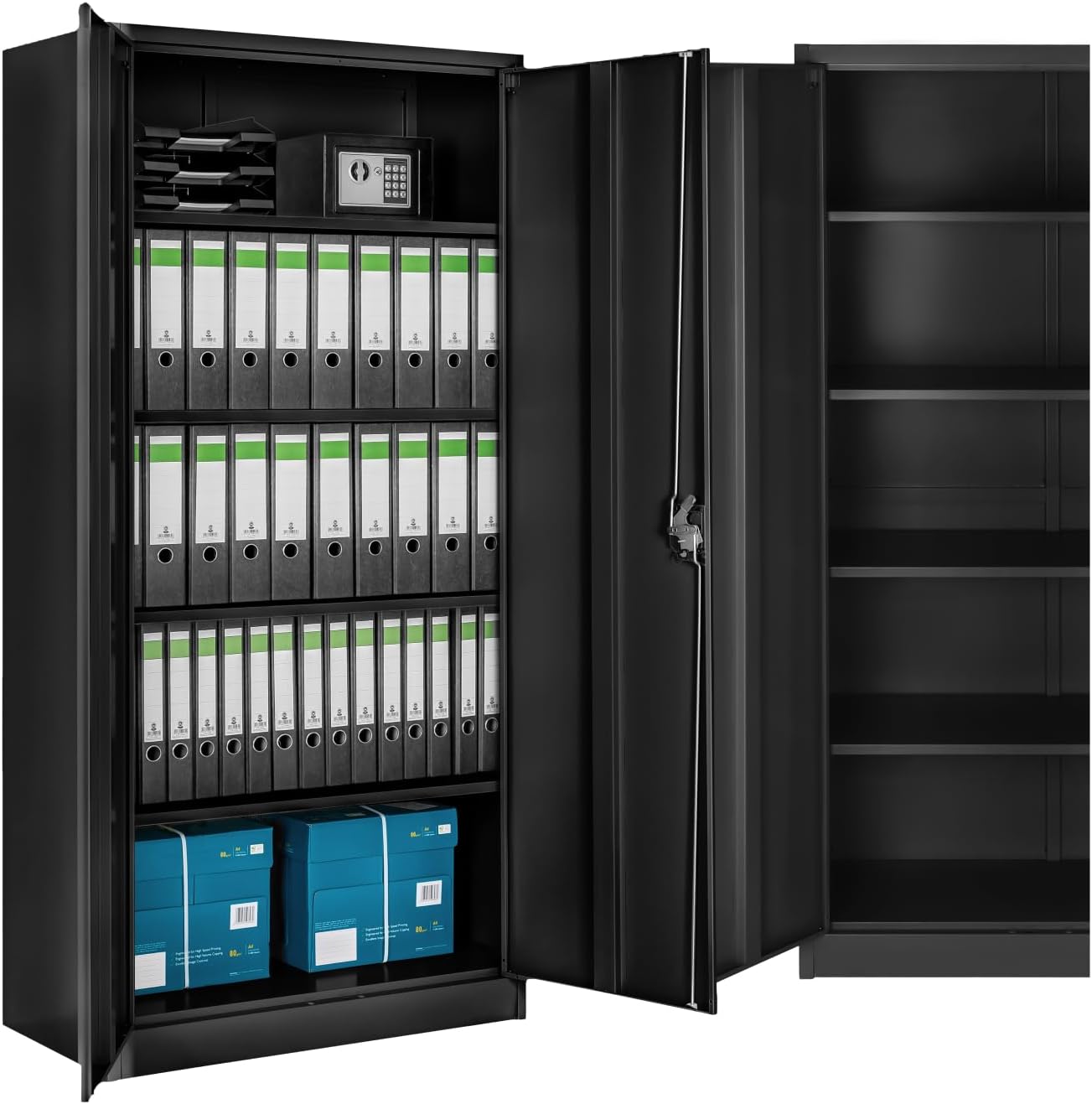 Optimisez Votre Espace avec l'Armoire de Bureau Métallique TecTake : Avis et Guide d'Achat!