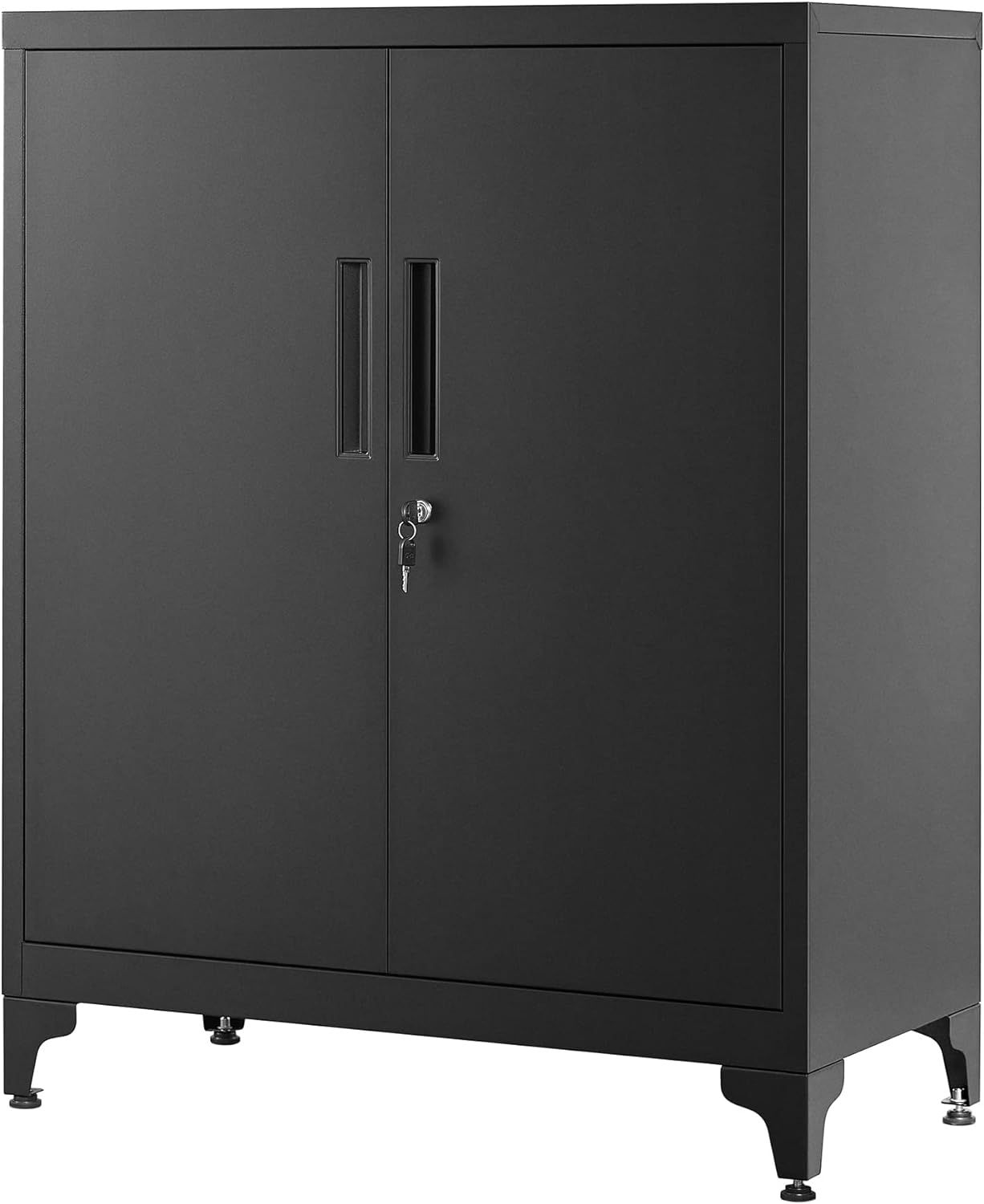 Optimisez Votre Espace avec le Caisson de Bureau SONGMICS : Élégance et Sécurité en Noir Mat!