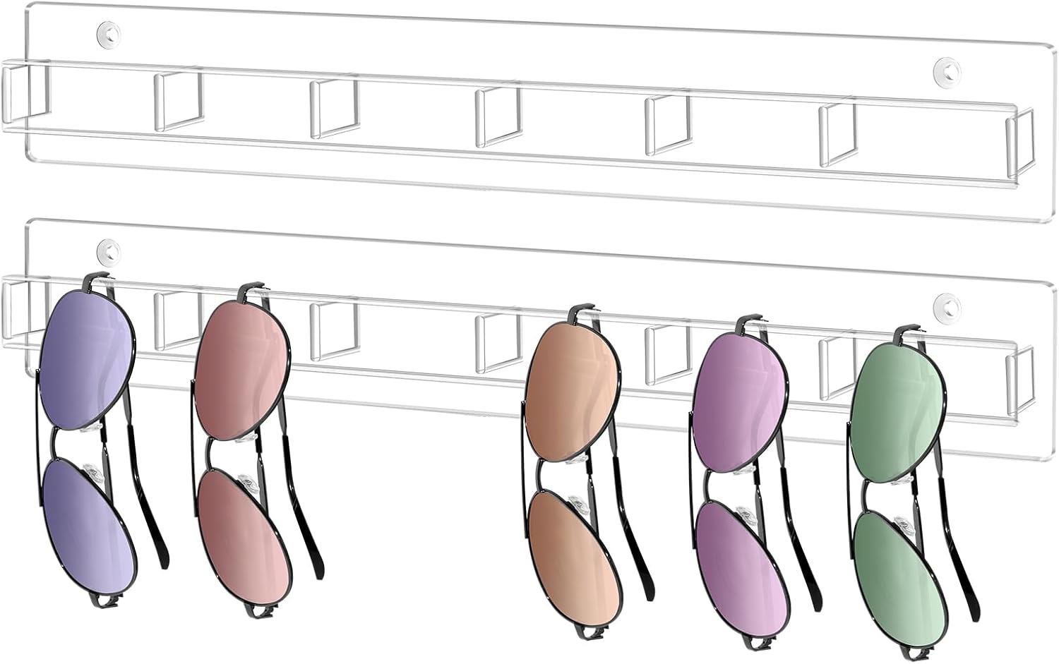 Optimisez votre espace avec le Daelesr Porte Lunettes : Rangement élégant et pratique en acrylique!