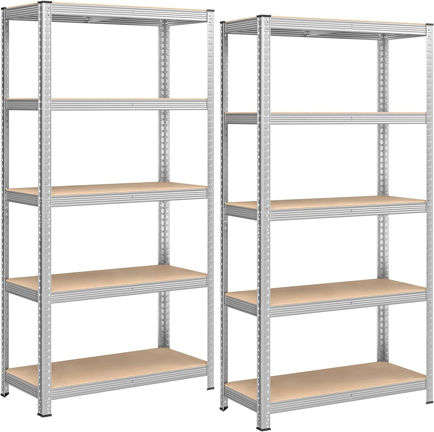 Optimisez votre Espace avec le Lot de 2 Étagères de Rangement SONGMICS : Pratique, Élégant et Robuste !
