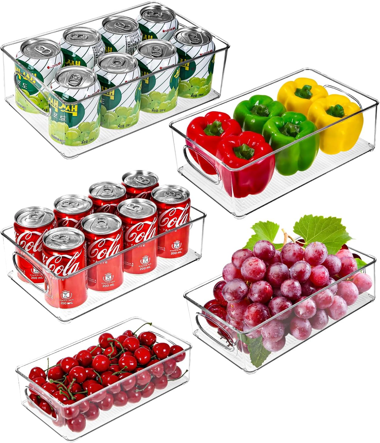Optimisez Votre Espace avec le Lot de 5 Organisateurs de Frigo PERMUST!