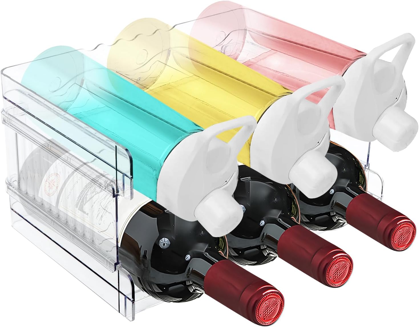 Optimisez Votre Espace avec le Rangement à Bouteilles Empilable – Pratique et Astucieux !