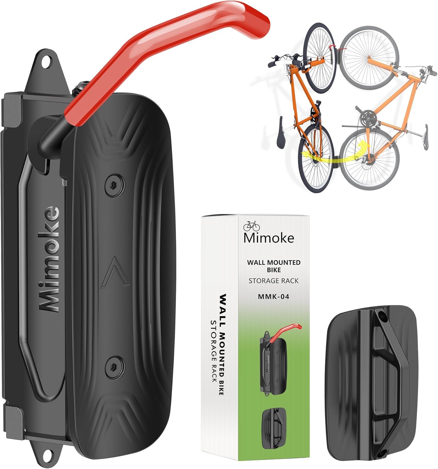 Optimisez votre espace avec le support mural pivotant Mimoke pour vélos!