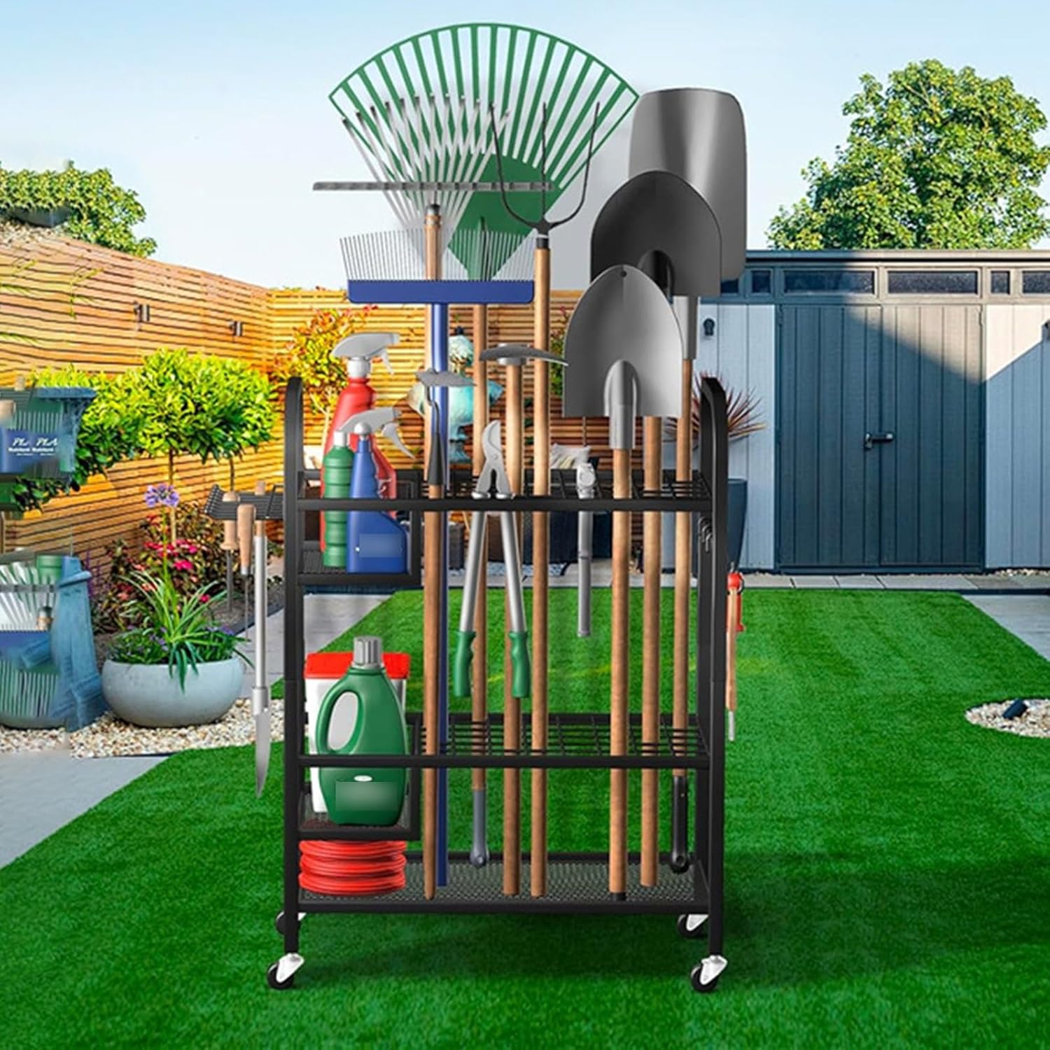 Optimisez Votre Espace avec le Support à Outils de Jardin IYUESQ : Pratique et Élégant!