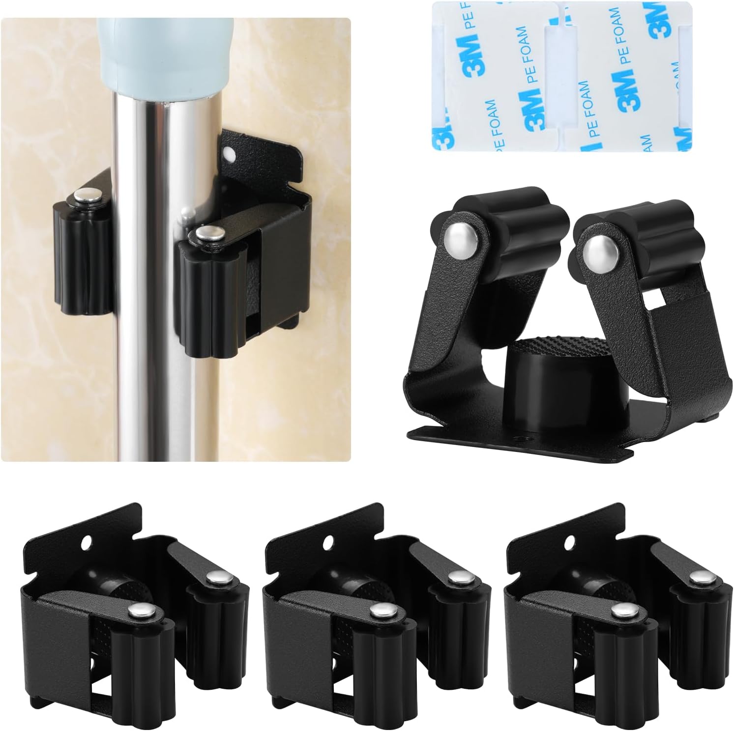Optimisez Votre Espace avec les Supports Muraux en Inox pour Balai!