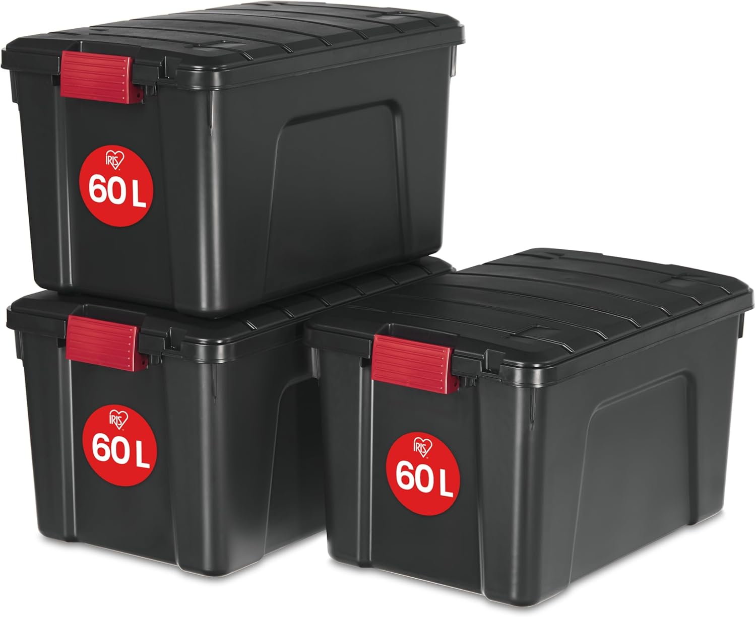 Optimisez Votre Rangement avec les Grandes Boîtes Plastique Iris Ohyama 60L!