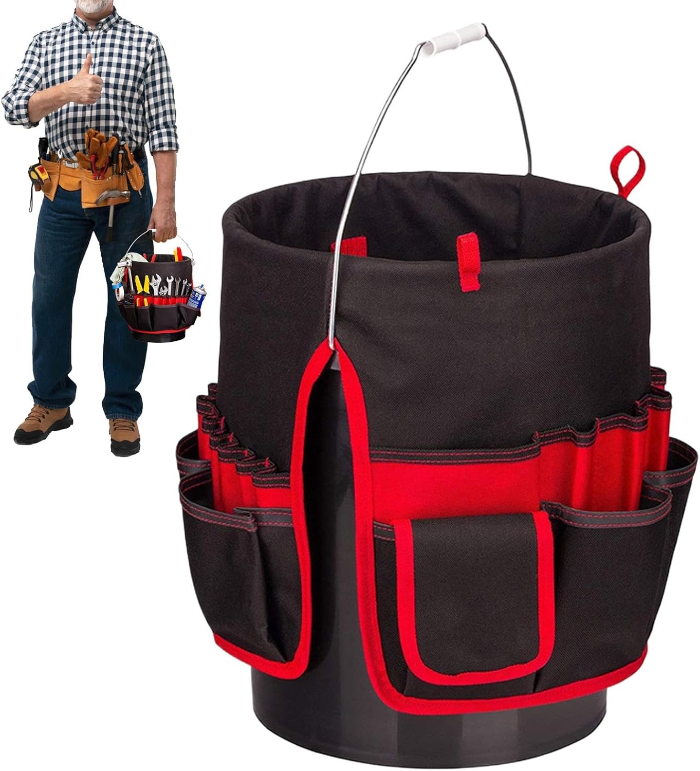 Organisateur de Seau d'Outils de Jardin : Le Rangement Multifonction Indispensable!