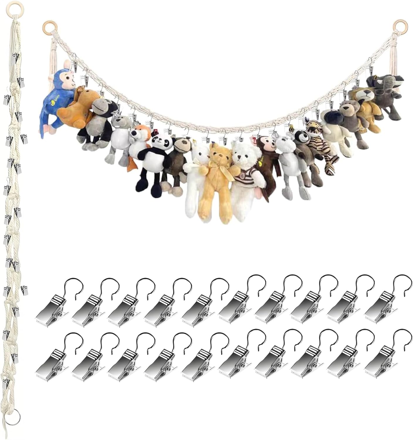 Organisez avec Style : Découvrez le Rangement TenaLucy pour Peluches et Jouets en Chambre D'Enfant !