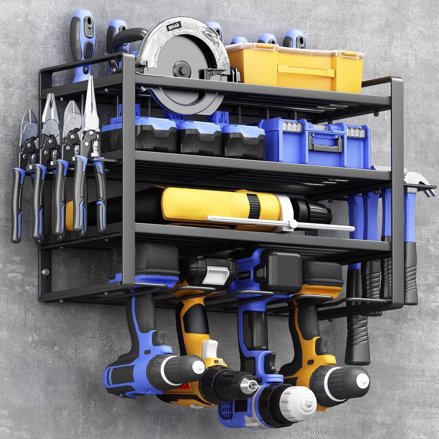 Organisez Votre Atelier avec le Porte-Outils Mural Zjyufy : La Solution Robuste à 68 kg!