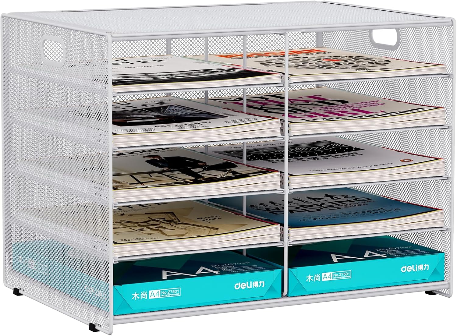 Organisez Votre Bureau avec Style : Avis sur l'EasyPAG Corbeille à Courrier A4!