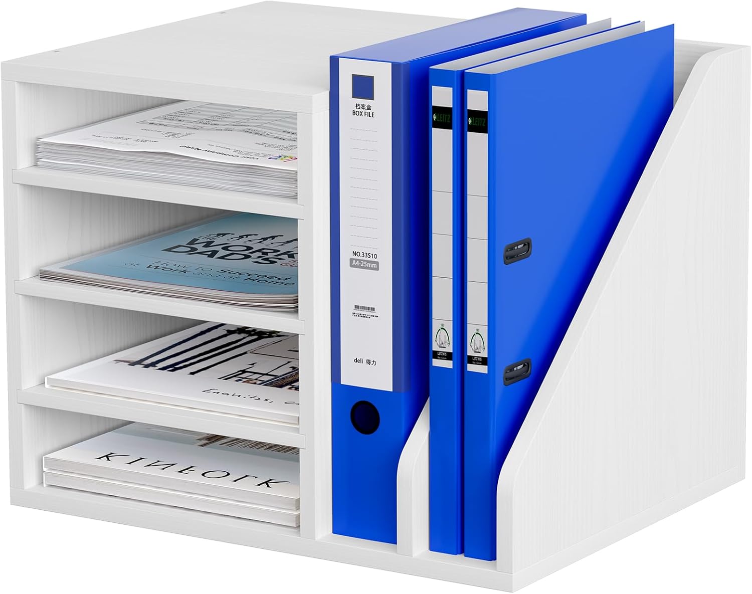 Organisez Votre Bureau avec Style : Avis sur l'EasyPAG Panneau de Rangement Bois A4