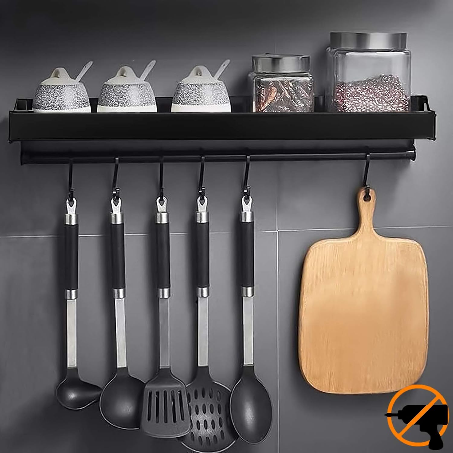 Organisez Votre Cuisine avec le MUOIVG Porte-épices Élégant et Pratique!