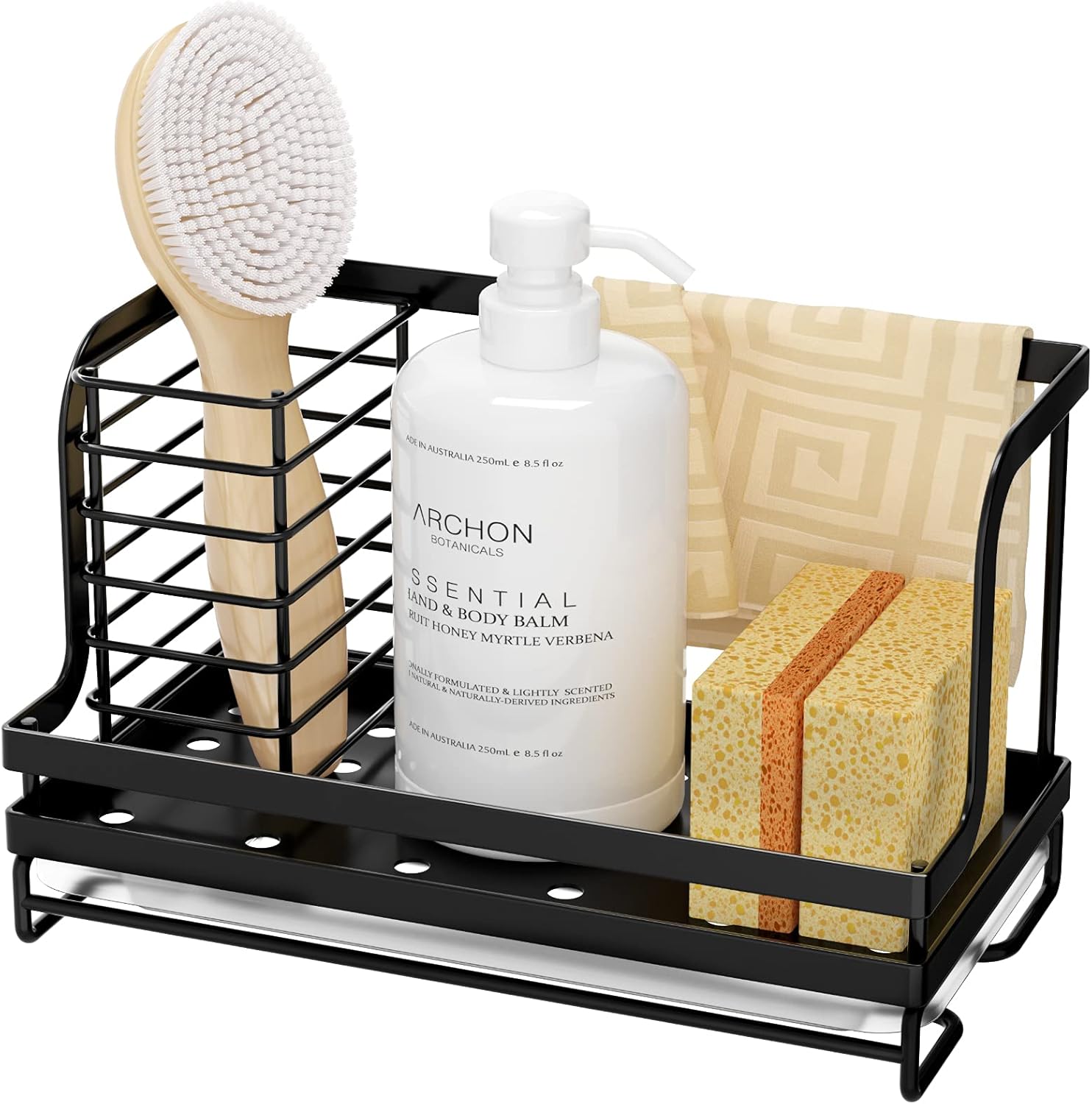 Organisez Votre Cuisine avec l’OriwarE : Support Brosse et Éponge en Acier Inoxydable !