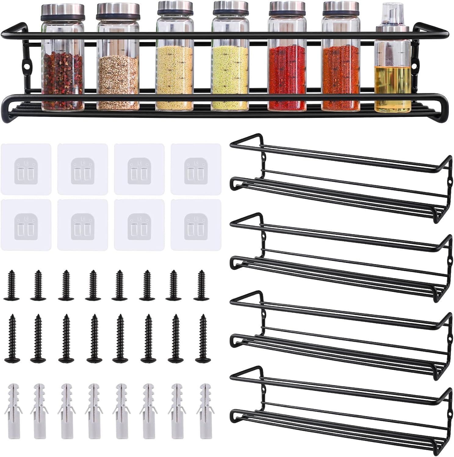 Organisez Votre Cuisine avec Style : Découvrez l'Etagere à Epices Murale Zosenyer!