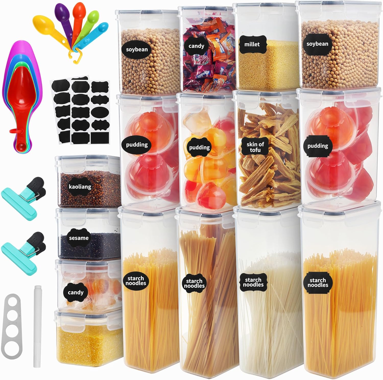 Organisez Votre Cuisine : Avis sur le Lot de 16 Boîtes de Rangement Hermétiques !