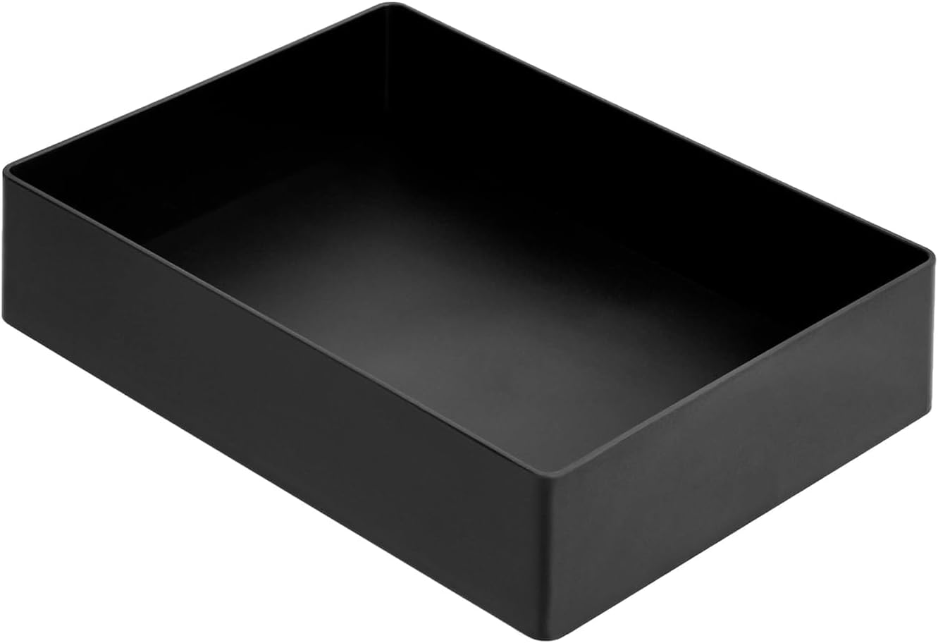Organisez Votre Espace avec Amazon Basics : L'Organiseur en Plastique Grand Format Noir!