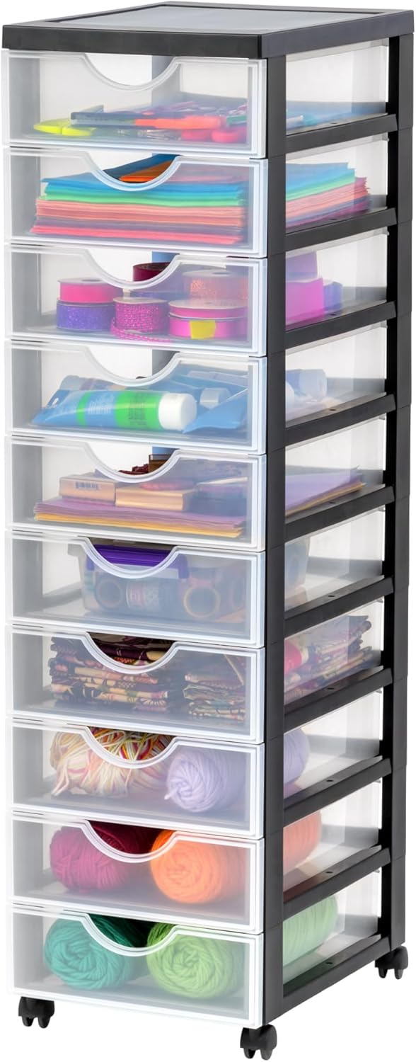 Organisez votre espace avec le meuble de rangement Iris Ohyama à 10 tiroirs !