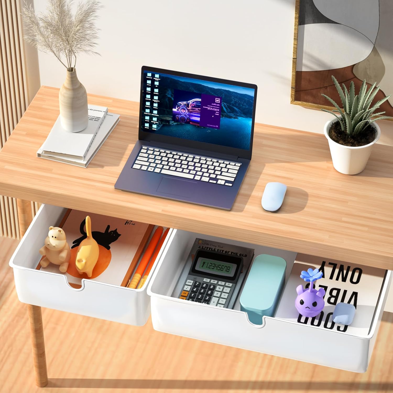 Organisez Votre Espace avec les Tiroirs de Rangement Autocollants ZHHGOO : Praticité et Style en Duo!