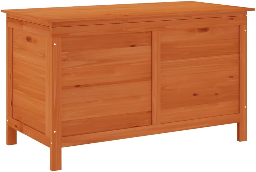 Organisez Votre Espace Extérieur avec le Coffre à Jouets en Bois Massif vidaXL!